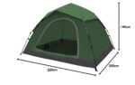 1-Personen Campingzelt HAOYAO – Leichtes Kuppelzelt mit Moskitoschutz & 3000 mm Wasserdicht – Bild 8