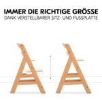 hauck Alpha+ Newborn Set Hochstuhl mit Neugeborenenaufsatz – Mitwachsend ab Geburt bis 90 kg – Bild 7
