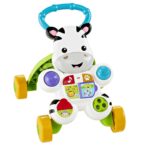 Fisher-Price Lern mit mir Zebra Lauflernwagen – Musikalisches Lernspielzeug ab 6 Monaten