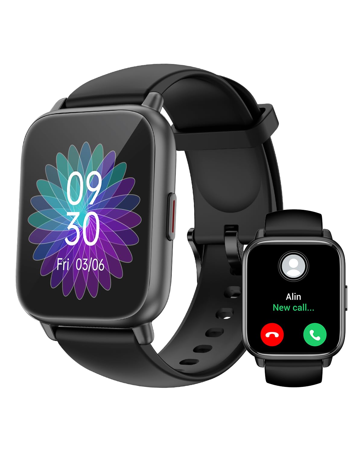 611k2ZkzBYL._SY1500_.jpg RUIMEN Smartwatch 1.85'' HD mit Telefonfunktion – Fitnessuhr mit SpO2 & 110+ Sportmodi – Bild 1