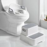 DEANIC Toilettensitz für Kinder mit Tritthocker – 2-in-1 Toilettentrainer ab 1 Jahr