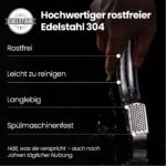 Knoblauchpresse Edelstahl mit Ingwer-Funktion – Kein Schälen nötig | Gourmet Easy – Bild 3