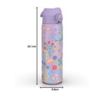 ion8 Vakuumisolierte Trinkflasche 500ml – Auslaufsicher mit Einhandöffnung für Unterwegs – Bild 2