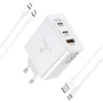 Ailawuu 100W USB-C Schnellladegerät mit 3 Ports – GaN-Technologie für iPhone, Samsung & MacBook