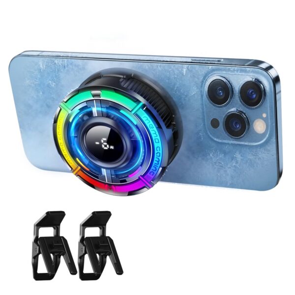 Stjiatu Magnetischer Handy-Kühler mit KI-Temperaturregelung – Gaming & Live-Streaming