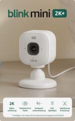 Blink Mini 2K+ Überwachungskamera – 2K-Videoauflösung mit Farbnahtsicht für zuhause – Bild 7