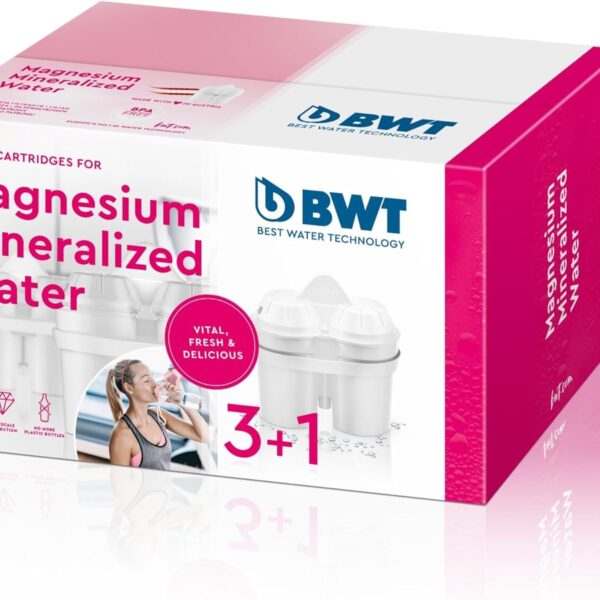 BWT Filterkartusche Magnesium Mineralized Water 3+1 – Kalkschutz & Mineralisierung ab 15°dH