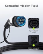 tomons Typ 2 Ladekabel 22kW 5M 32A – Schnelllader für Tesla, VW ID & Co. – Bild 3
