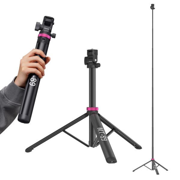 ULANZI MT-89 Aluminium Lichtstativ 208cm – Professionelles Kamera & Smartphone Stativ