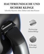 kensen 2in1 Intimrasierer Herren – Wasserdicht Bodygroom für Körperhaarentfernung – Bild 3