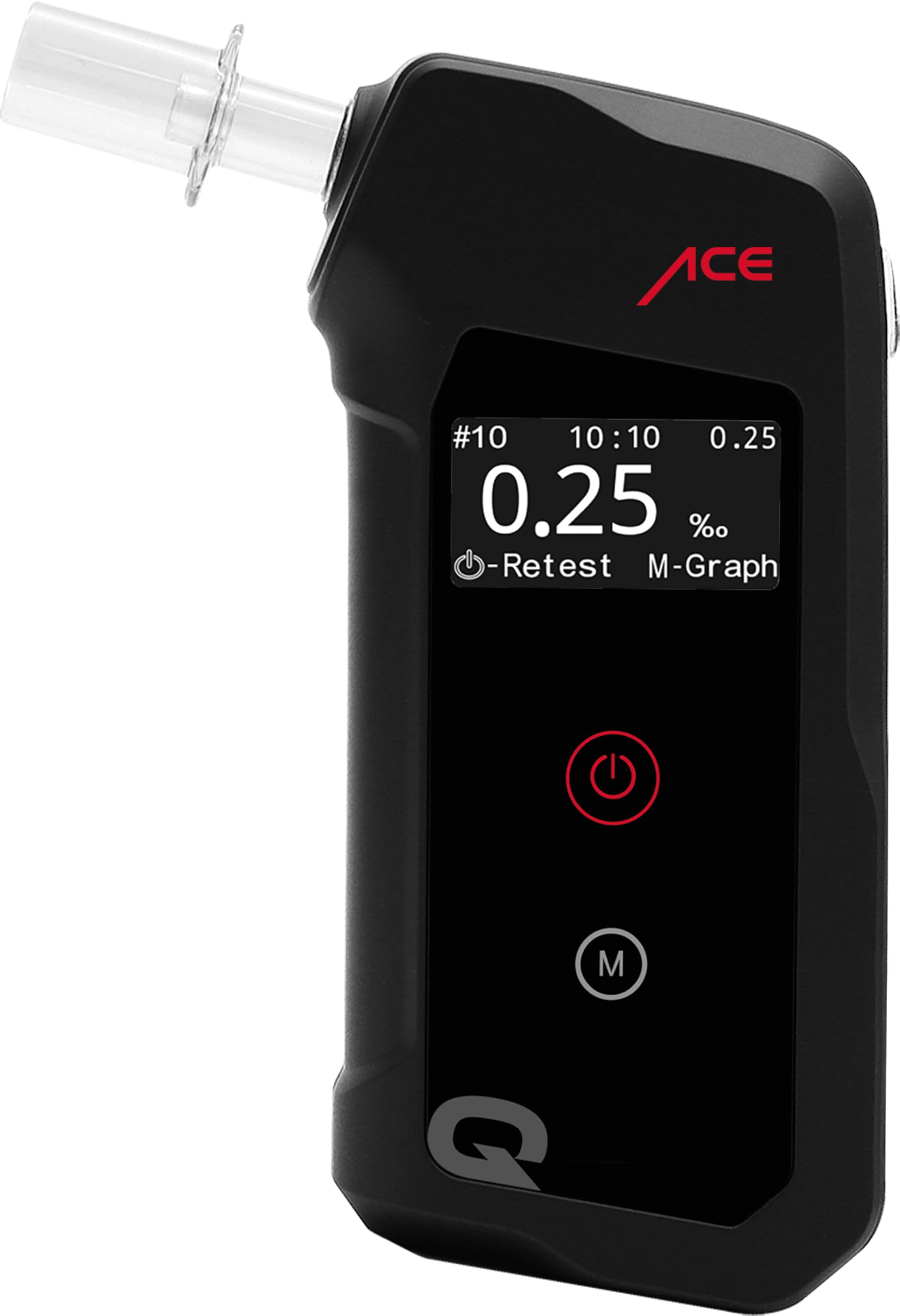 6136J6HmbUL._SY2560_.jpg ACE Q Alkoholtester – 98,7% Genauigkeit mit elektrochemischem Sensor & Datenspeicher – Bild 1