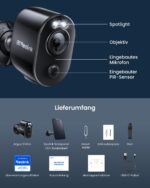 Reolink Argus 3 Ultra Überwachungskamera – 8MP Solar WLAN Kamera mit KI-Erkennung – Bild 10