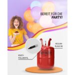 Party Factory Helium Gasflasche 400L – Ballongas für bis zu 50 Luftballons – Bild 3