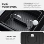 Spigen Tesla Model Y Juniper & Model 3 Highland Armlehnen-Organizer – Carbon Edition – Bild 4
