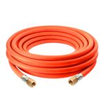 DOMINOX Gasschlauch 5m mit Schelle – Propan/Butan G1/4'' Anschluss für Brenner & Grill
