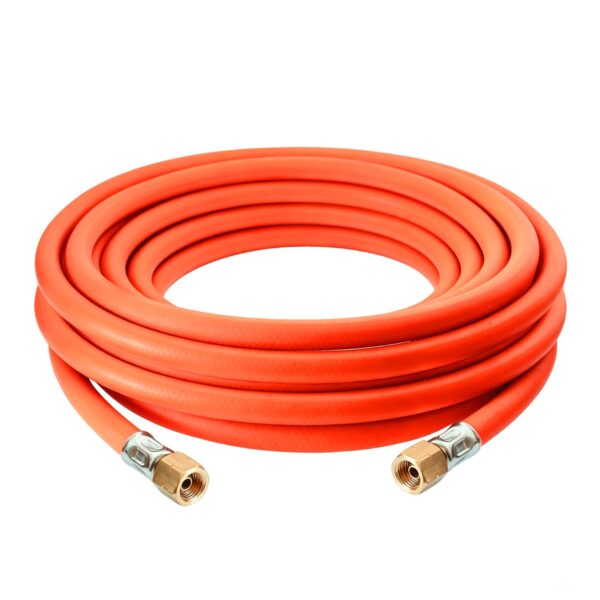 DOMINOX Gasschlauch 5m mit Schelle – Propan/Butan G1/4'' Anschluss für Brenner & Grill
