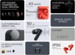 CMF by Nothing Buds Pro 2 – Premium Wireless Earbuds mit ANC & Spatial Audio – Bild 3
