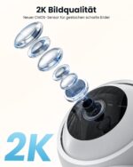 ieGeek 2K Überwachungskamera Innen – 3MP PTZ mit Auto-Tracking & Nachtsicht – Bild 2