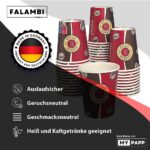 FALAMBI 1000er Pack Kaffeebecher 200 ml – Profi-Pappbecher Made in Germany – Bild 4