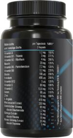 MENCRAFT MEN INTENSE – Männer Kapseln hochdosiert mit L-Arginin & Ginseng für tägliche Vitalität – Bild 2
