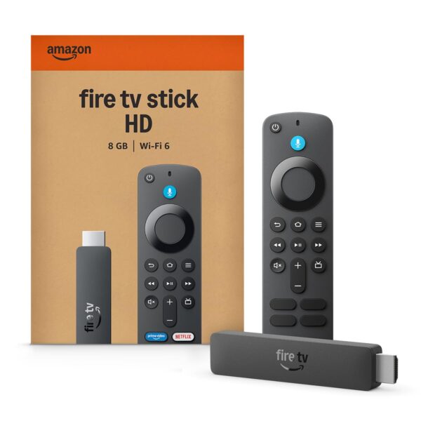 Amazon Fire TV Stick HD – Streaming-Stick mit Alexa-Sprachfernbedienung & Wi-Fi 6