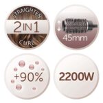 Remington Curl-Straight Ionen-Haartrockner 2200W – Für Locken, Wellen & glattes Haar – Bild 4