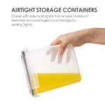 Vtopmart 24er Vorratsdosen-Set mit luftdichten Deckeln – BPA-frei & stapelbar – Bild 5