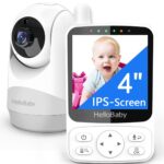 HelloBaby Babyphone mit Kamera – 29h Akkulaufzeit, Pan-Tilt 318°, Infrarot-Nachtsicht