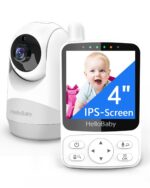 HelloBaby Babyphone mit Kamera – 29h Akkulaufzeit, Pan-Tilt 318°, Infrarot-Nachtsicht