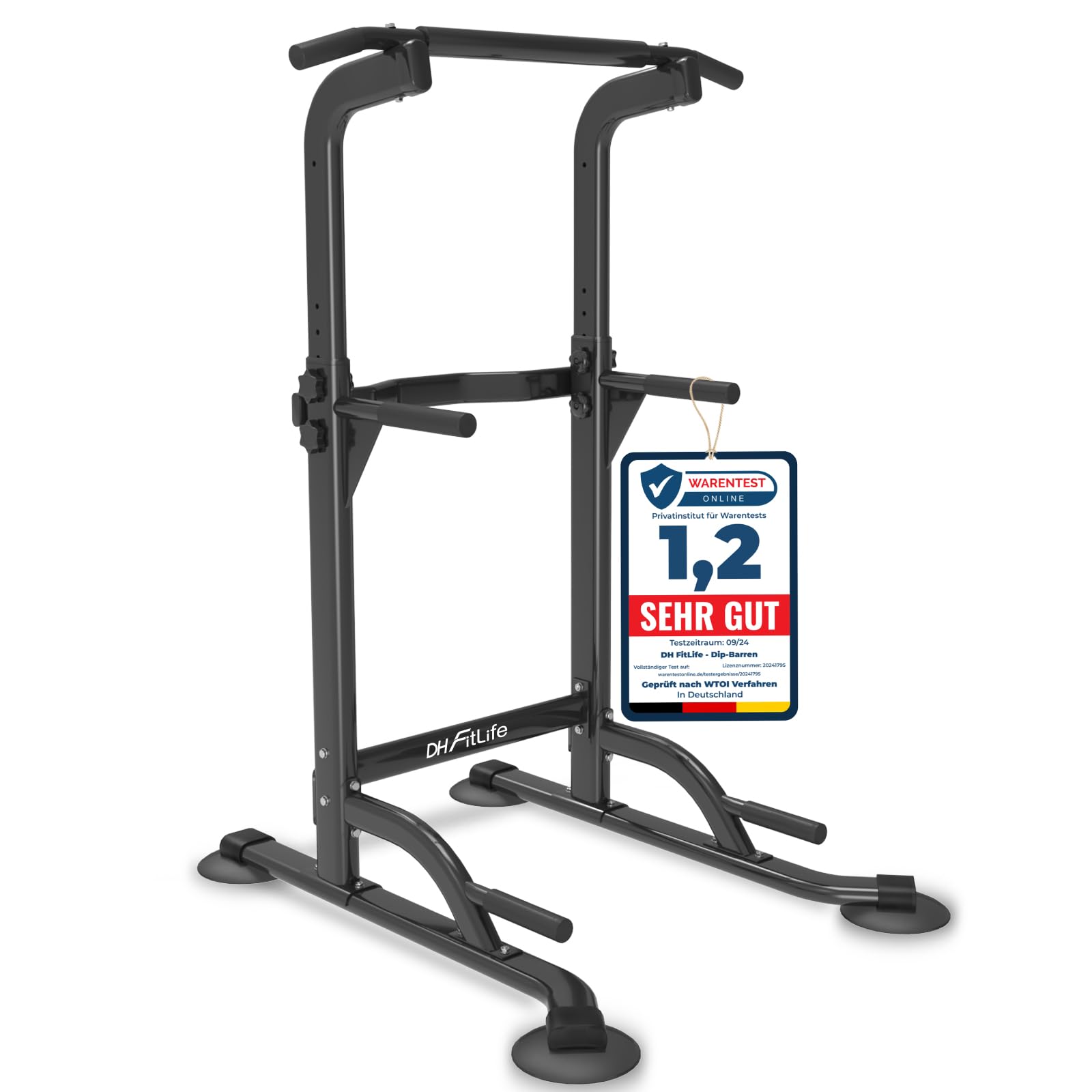 614EyuBYtrL._SY1600_.jpg DH FitLife Power Tower – Multifunktionale Kraftstation für Ganzkörpertraining zuhause – Bild 1