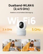 Anona Pano 4K UHD Innenüberwachungskamera – 360° Auto-Tracking, Wi-Fi 6, KI-Erkennung – Bild 4
