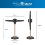 DIMPLEX FlexBlade Standventilator – Flügellos, 36 dB, 2×180° Luftauslässe, Neo-Gold – Bild 3