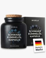 Nigela Schwarzkümmelöl Kapseln DAILY – 180 Bio Kapseln kaltgepresst für tägliche Gesundheit