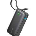 Anker Nano Powerbank 10.000mAh mit integriertem USB-C Kabel – 30W Schnellladung