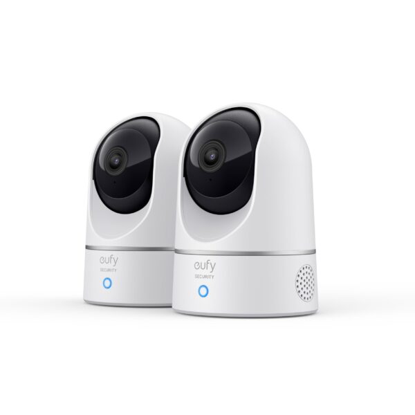eufy Security Indoor Cam E220 2er-Pack – 2K WLAN Überwachungskamera mit KI-Erkennung