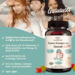 wowtamins Teens Complete – Multivitamin Gummies zuckerfrei für Jugendliche (30 Tage) – Bild 3