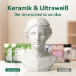 Venusarm Keramik Giesspulver Weiss 9,6kg – Lufthärtendes Giesspulver für Silikonformen – Bild 3