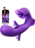 Glanvoo AI-Sync Vibrator mit Zungenlecken – 21 Modi für Klitoris- & G-Punkt-Stimulation