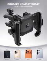 Lamicall Motorrad Handyhalterung mit Vibrationssdämpfung – 360° Halter für iPhone & Smartphone – Bild 5
