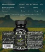 Magtein® Magnesium L-Threonat 500 mg – 120 vegane Kapseln hochdosiert für Energie & Nervenfunktion – Bild 2