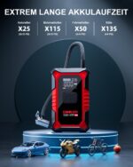 GOOLOO A3 Starthilfe Powerbank 3000A mit Luftkompressor 150PSI – Auto Jump Starter für 12V Fahrzeuge – Bild 5