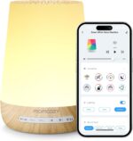 Momcozy White Noise Machine – Tragbarer Soundmaschine mit 34 Geräuschen & 7-Farben Nachtlicht