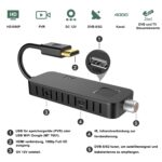 DCOLOR DVB-S/S2 Satelliten-Receiver HDMI – Full-HD 1080P TV-Stick mit PVR & USB Media Player – Bild 2