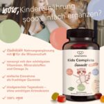 wowtamins Kids Complete – Vegane Multivitamin Gummies zuckerfrei mit Omega 3 & Vitamin D3 – Bild 3