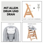 hauck Alpha+ Newborn Set Hochstuhl mit Neugeborenenaufsatz – Mitwachsend ab Geburt bis 90 kg – Bild 5