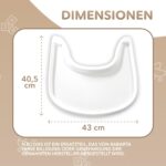 Babarta Hochstuhltisch für Stokke Tripp Trapp – Glatte Saugfläche, BPA-frei – Bild 2