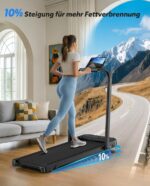 Cardirun Klappbares Laufband 6in1 mit 10% Steigung & 3.0PS Motor – Walking Pad für Zuhause & Büro bis 150kg – Bild 3