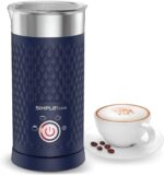 SIMPLETASTE Milchaufschäumer 4-in-1 – Automatischer Milchschäumer für Latte & Cappuccino