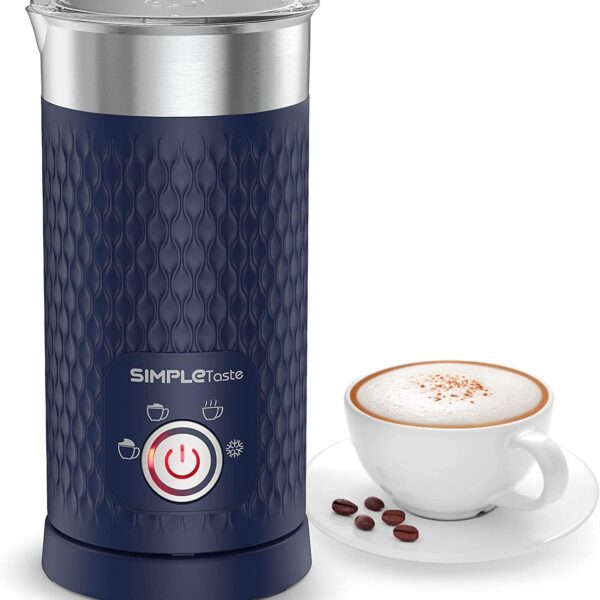 SIMPLETASTE Milchaufschäumer 4-in-1 – Automatischer Milchschäumer für Latte & Cappuccino