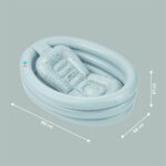 Babymoov Aufblasbare Badewanne Aquadots – 2-in-1 Babywanne & Planschbecken mit Neugeborenen-Einsatz – Bild 3